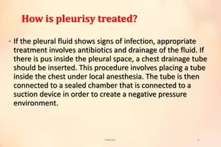 pleurisy treatment